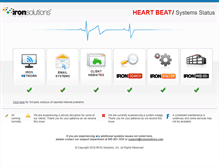 Tablet Screenshot of ironheartbeat.com